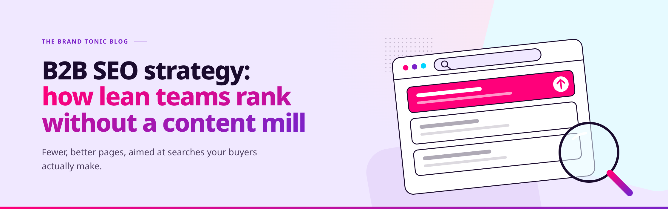 b2b seo strategy
