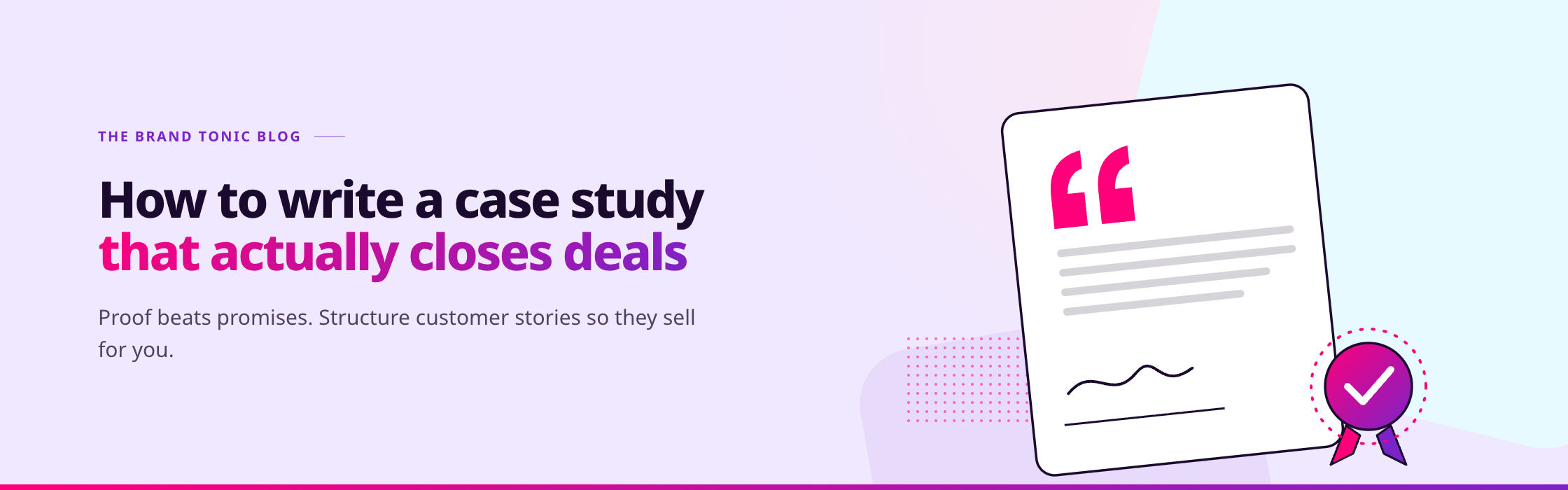 how to write a case study