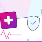 A medical cross tile with a pulse line, a compliance shield, and a heart