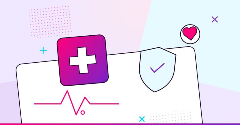 A medical cross tile with a pulse line, a compliance shield, and a heart