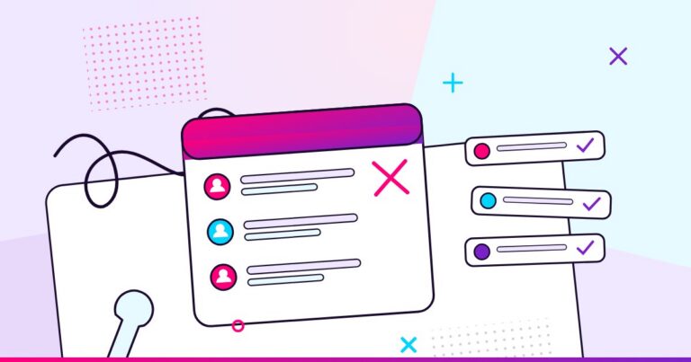 A tangled line entering a CRM contact table and exiting as clean verified contact rows
