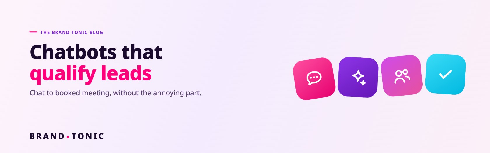 AI chatbots for website lead qualification: qualification logic, CRM routing, and in-chat booking